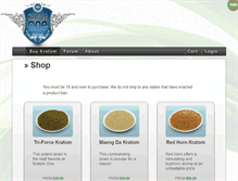 Tablet Screenshot of kratomone.com